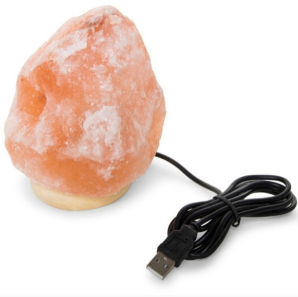 LAST ONE! Hand-Carved Himalayan Rock Salt Lamp Night Light USB Charge 1 DAY SALE - Picture 2 of 11